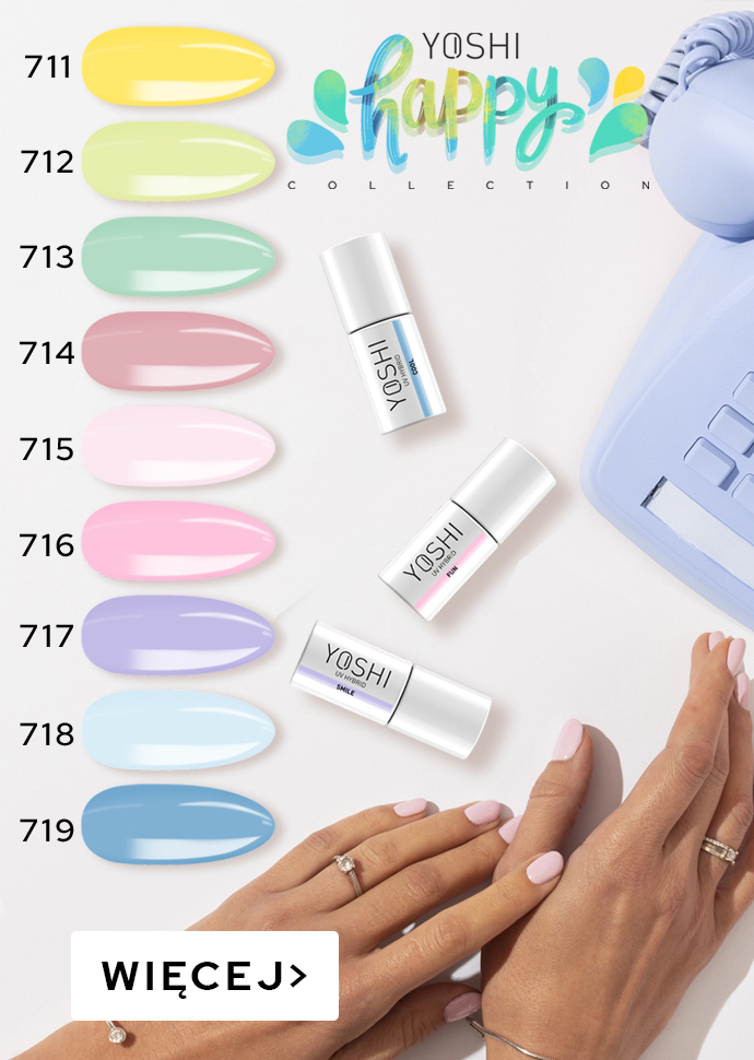 Set Yoshi Gelpolish Set – Happy van 9 stuks 6ml 711 tm 719