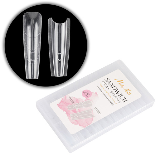 Sandwich Dual Forms Oval W555 Molly Nails - Sandwich Dual Forms Oval W555 240 stuks