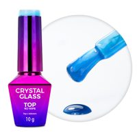 Molly Nails - Topcoat Crystal Glass Baby Blue - Caramdia